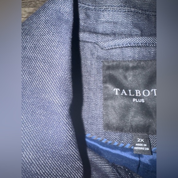 Talbots Dark Blue Trench Coat - Picture 10 of 10